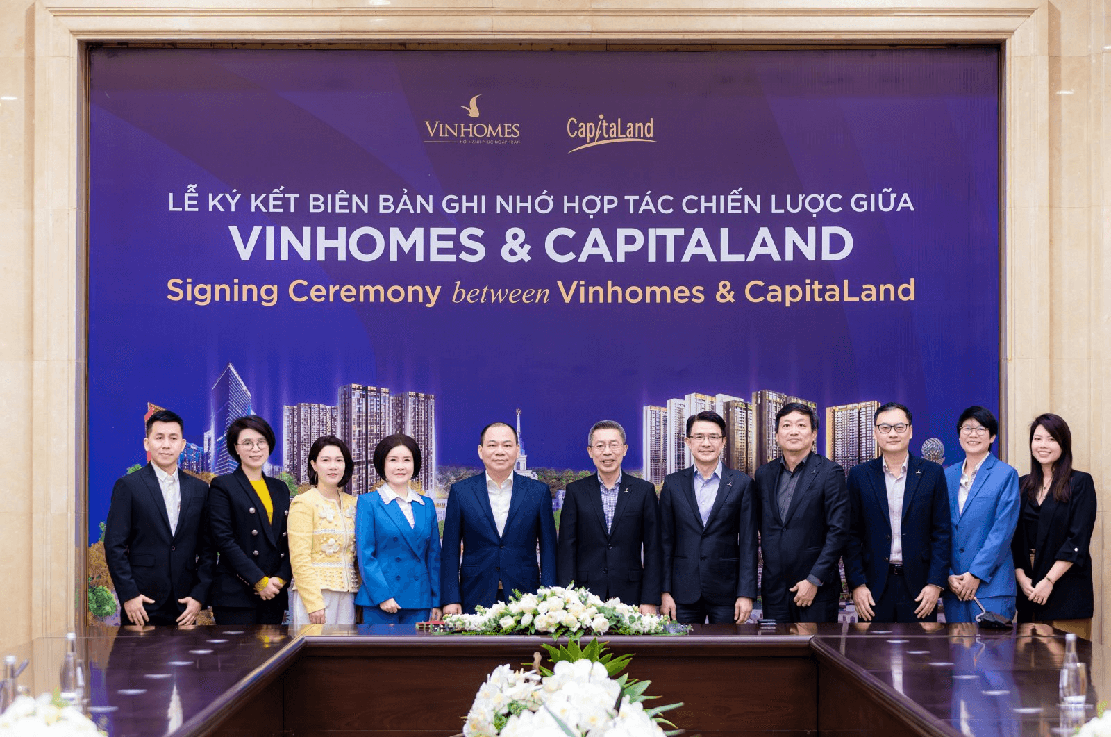 capitaland hợp tác vinhomes