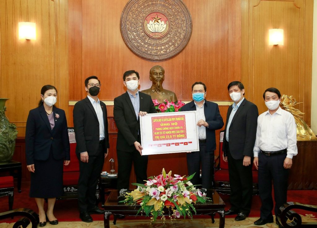 CapitaLand hỗ trợ 40.000 test xét nghiệm trị giá 1 triệu USD phục vụ phòng chống COVID-19 1 capitaland ung ho viet nam