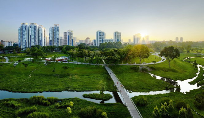 CapitaLand đạt thỏa thuận vay xanh 400 triệu đô la Singapore để phủ xanh danh mục đầu tư toàn cầu đến năm 2030 1 cong vien cay