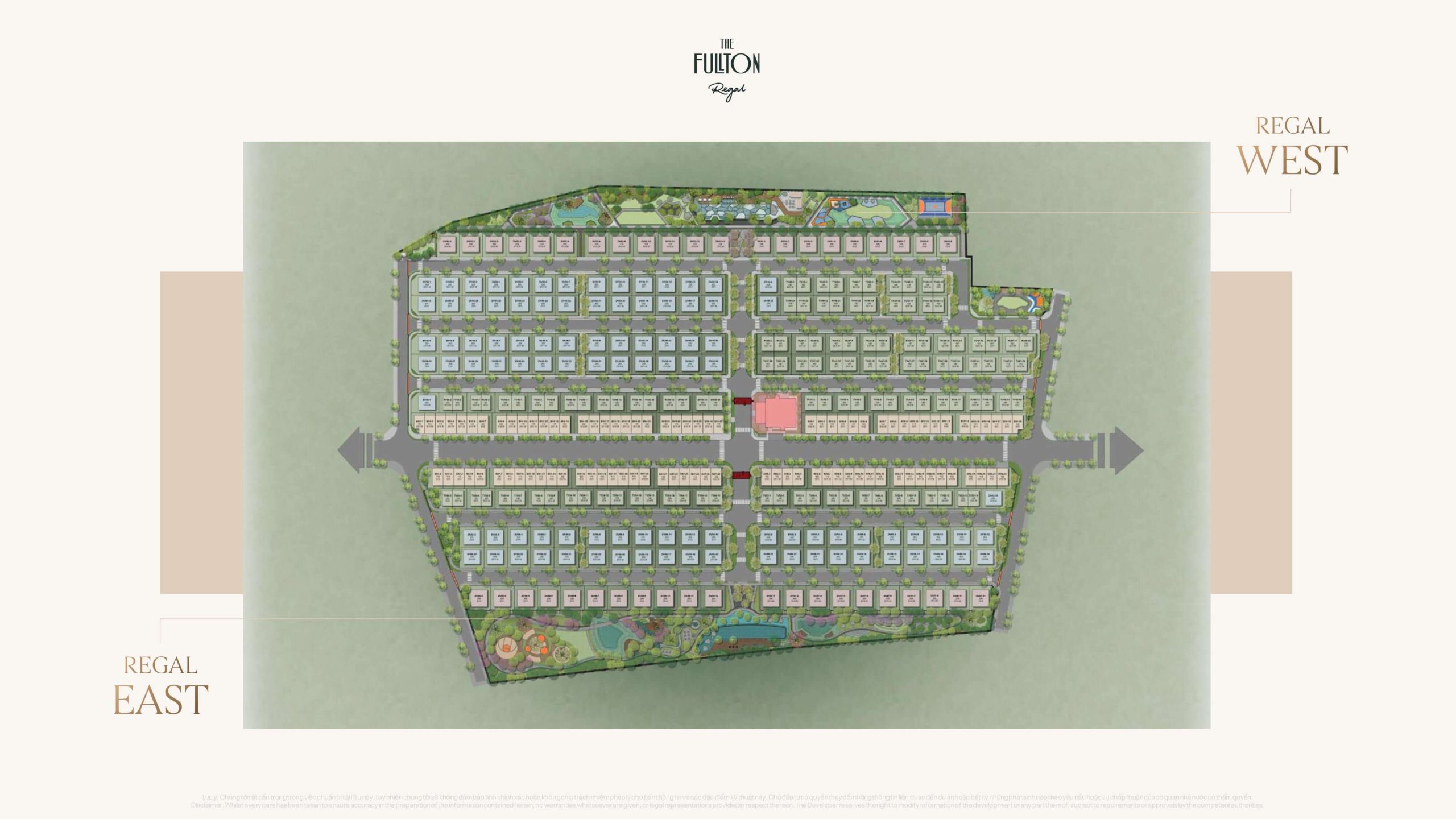 Courtyard Villa – Biệt Thự Đơn Lập Chuẩn Singapore Kiến Tạo Không Gian Sống Tinh Hoa 2 Mặt bằng dự án The Fullton Regal