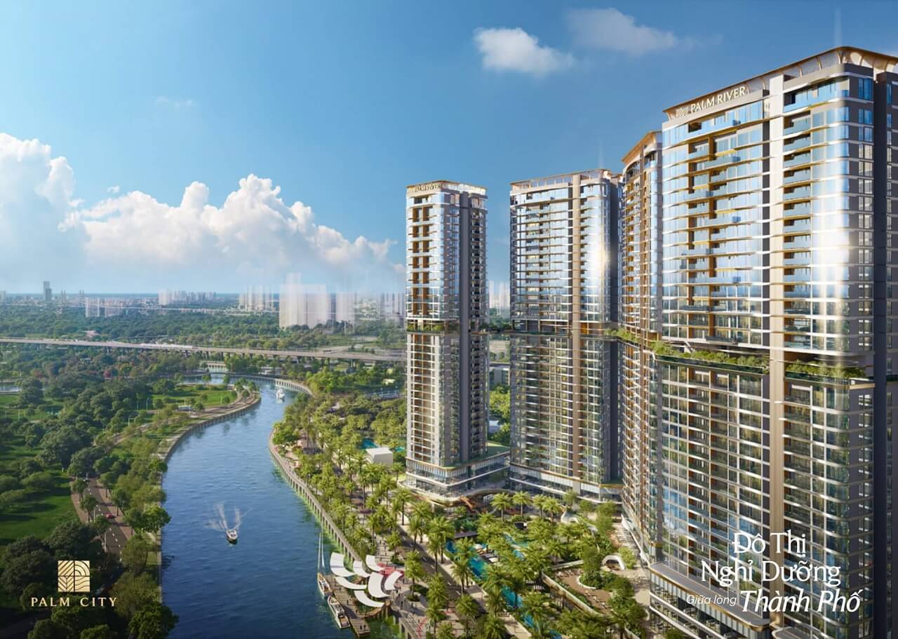 Tổ hợp căn hộ cao cấp Palm River tại Nam Rạch Chiếc
