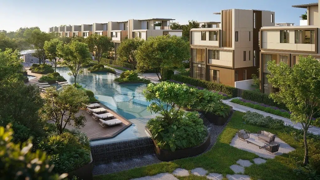 The Fullton Regal phát triển không gian sống gắn kết thiên nhiên 4 Park Mansion sở hữu lợi thế kết nối trực tiếp công viên. Ảnh: CapitaLand Development Việt Nam